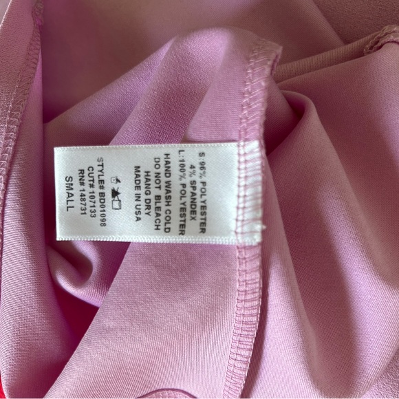 Blue Blush Lavender Dress with side openings - Picture 4 of 4